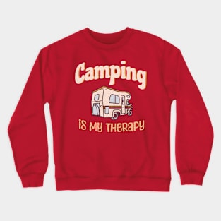 Camping Therapy T-shirt Crewneck Sweatshirt